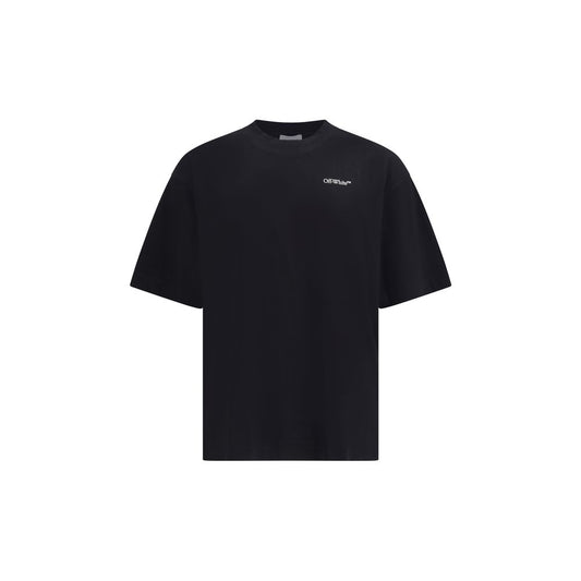 Off-White – Kastenförmiges T-Shirt mit Scribble-Diag-Print
