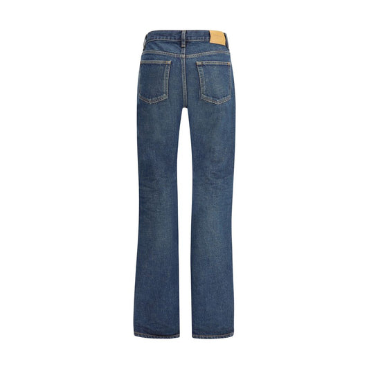 Saint Laurent Nico Low-Rise-Jeans