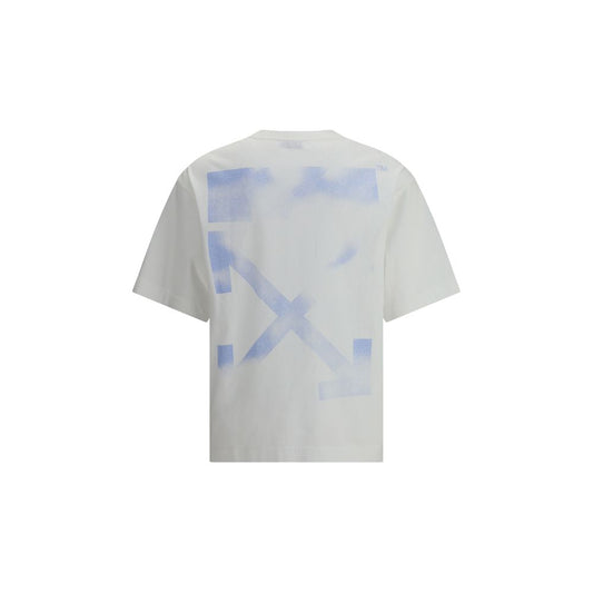 Off-White – T-Shirt mit Schablonenpfeil-Skate-Logo