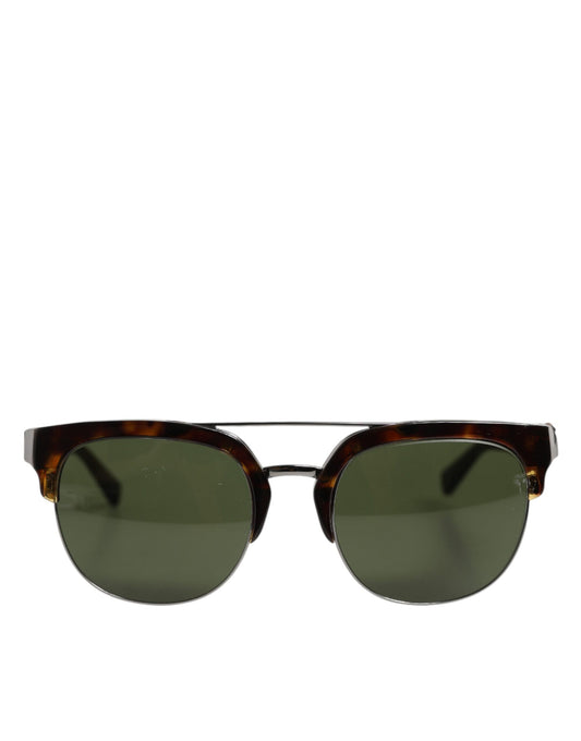 Dolce & Gabbana DG4317F Sonnenbrille mit braunem Schildpatt-Pilotenrahmen