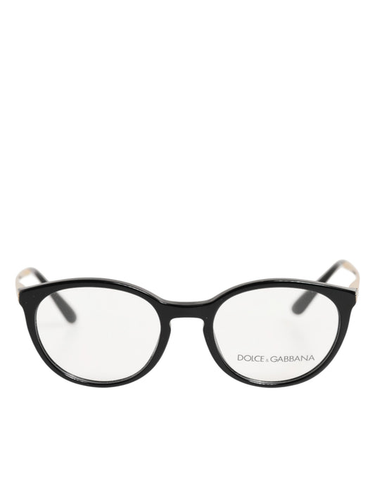 Dolce & Gabbana DG3242 Schwarze Acetat-Cat-Eye-Brille mit Lesebrille