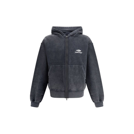 Balenciaga Schwarzes Baumwoll-Sweatshirt