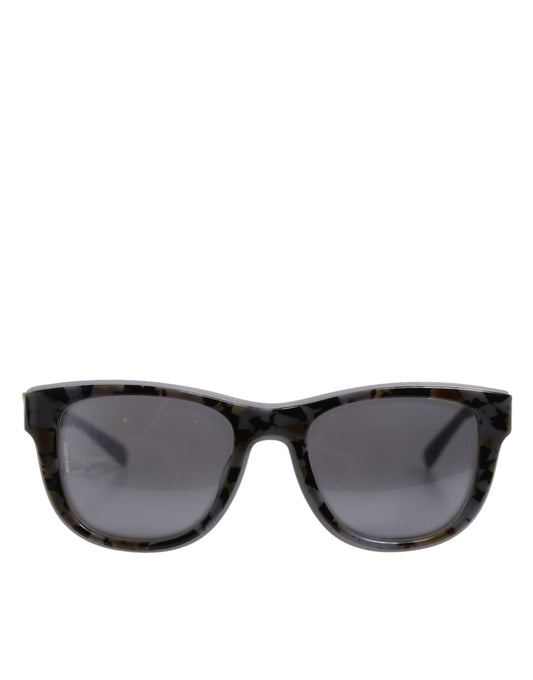 Dolce & Gabbana DG4284F Sonnenbrille aus grauem Schildpatt und blauem Acetat