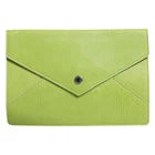 Dolce & Gabbana Grüne Lederhandtasche Clutch Mini Geldbörse Beutel Tablet-Etui