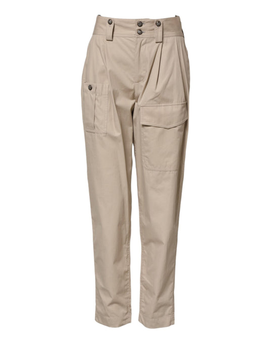 Dolce & Gabbana Beige Cargohose aus Baumwolle für Herren