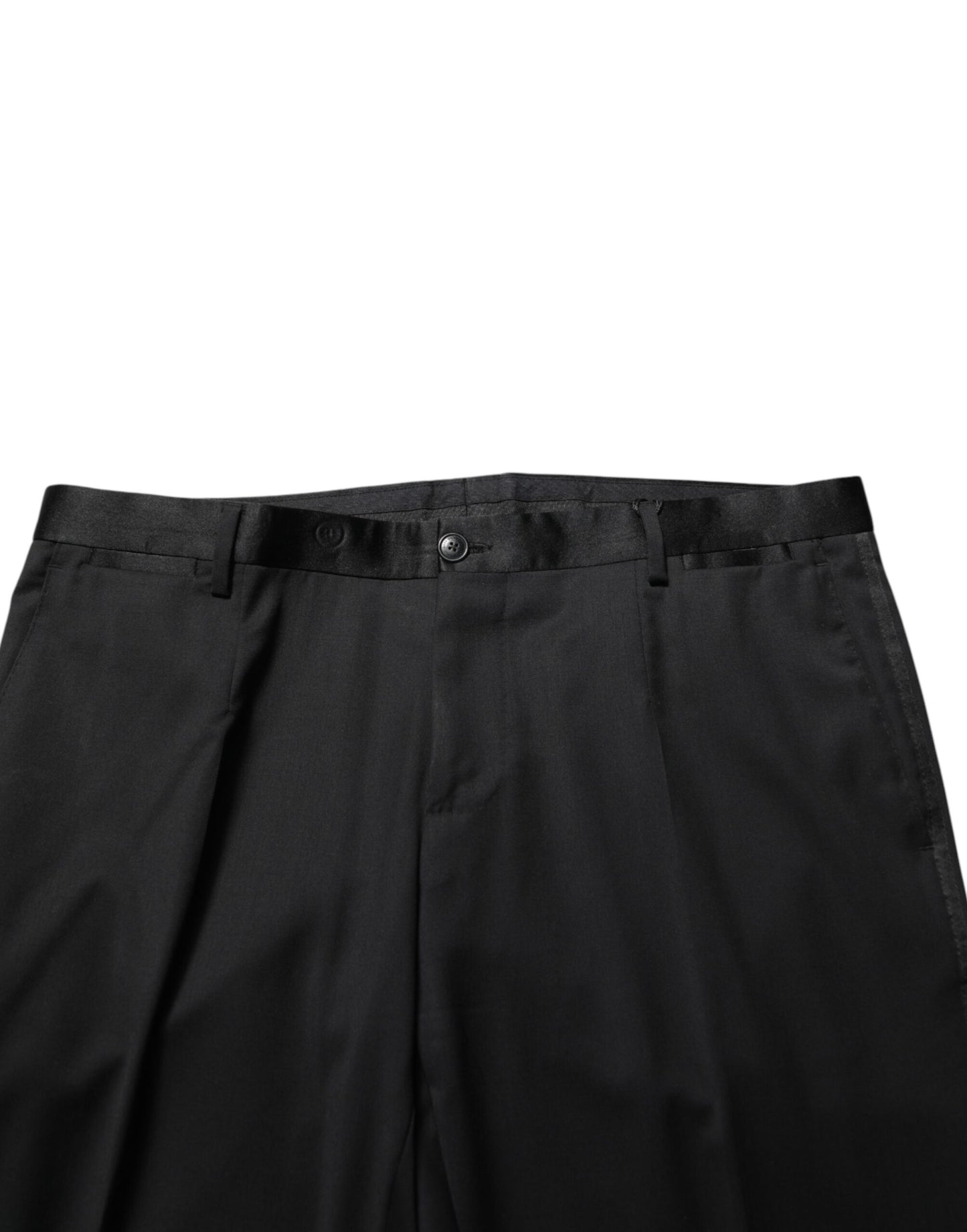 Dolce & Gabbana Schwarze Wollhose für formelle Anlässe