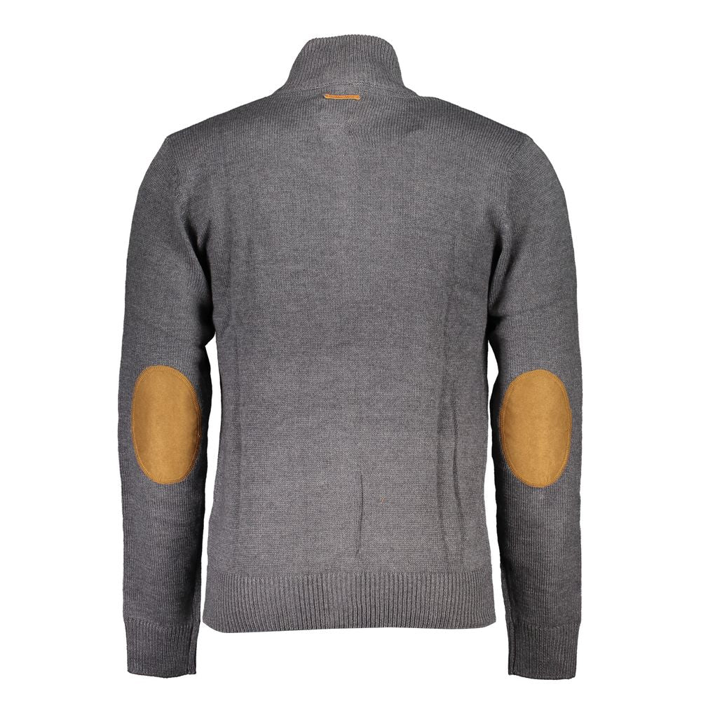 Grauer Baumwollpullover von Gianmarco Venturi
