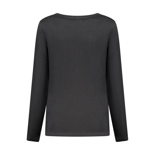 Freddy Black Cotton Women T-Shirt