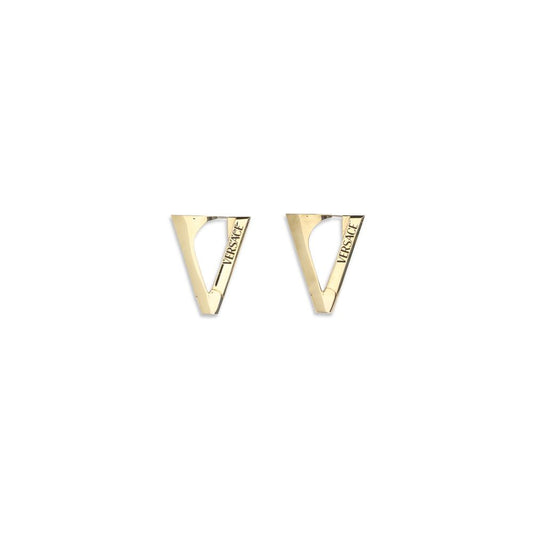 Versace Goldfarbene Metallohrringe