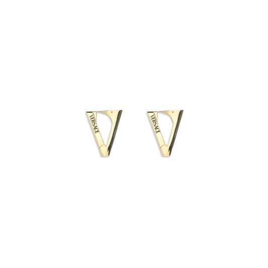 Versace Goldfarbene Metallohrringe