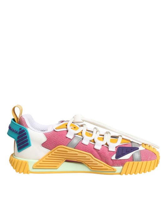 Dolce & Gabbana Mehrfarbige Nylon NS1 Low Top Sneakers Schuhe
