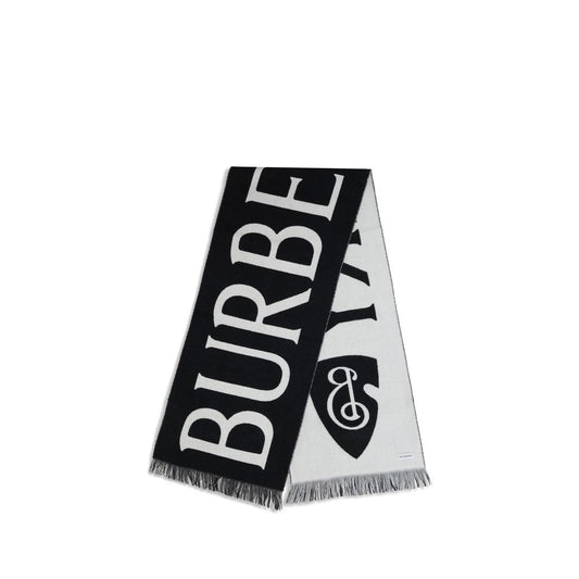 Burberry schwarzer Wollschal
