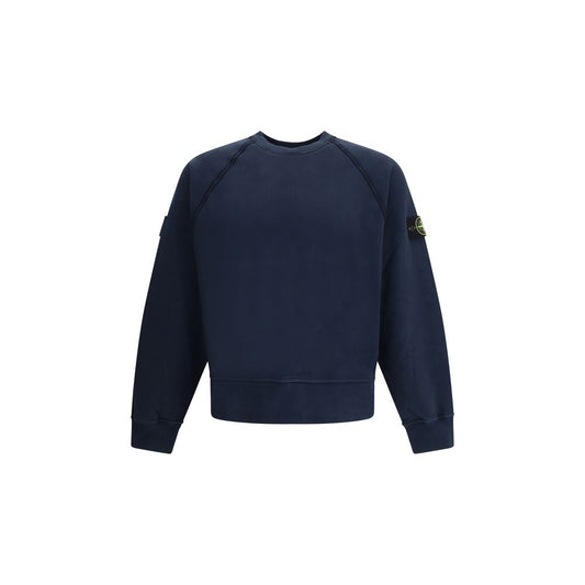 Stone Island Baumwoll-Sweatshirt mit Rundhalsausschnitt