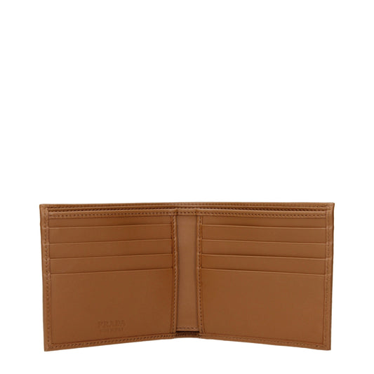 Prada Brown Fabric Wallet