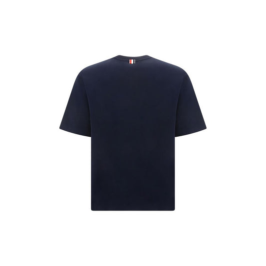 Thom Browne Blue Cotton T-Shirt