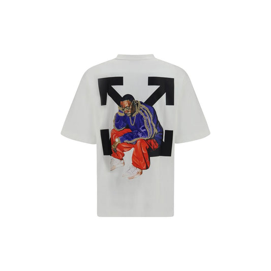 Off-White – T-Shirt mit Thinkman Arrow Skate-Logo