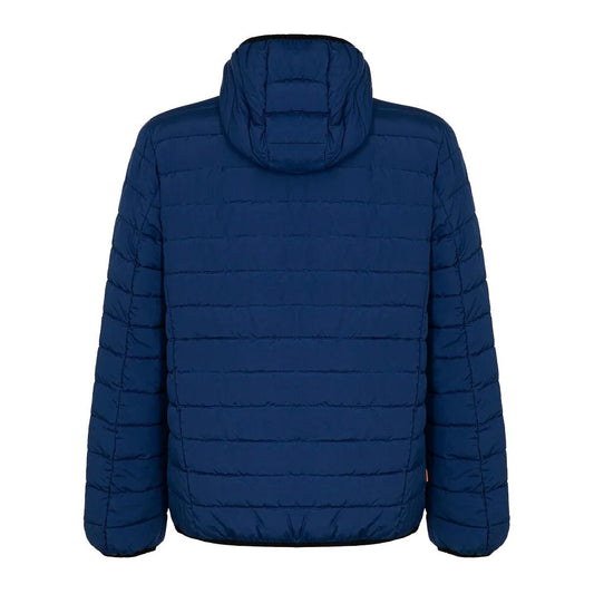 Suns Blue Polyester Jackets & Coat
