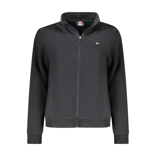 Norwegen 1963 Schwarzes Baumwoll-Sweatshirt