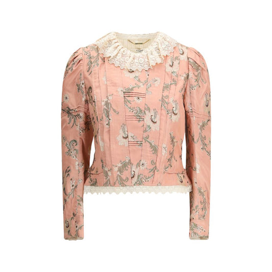 Chloé Fitted Jacket in jacquard taffeta and lace