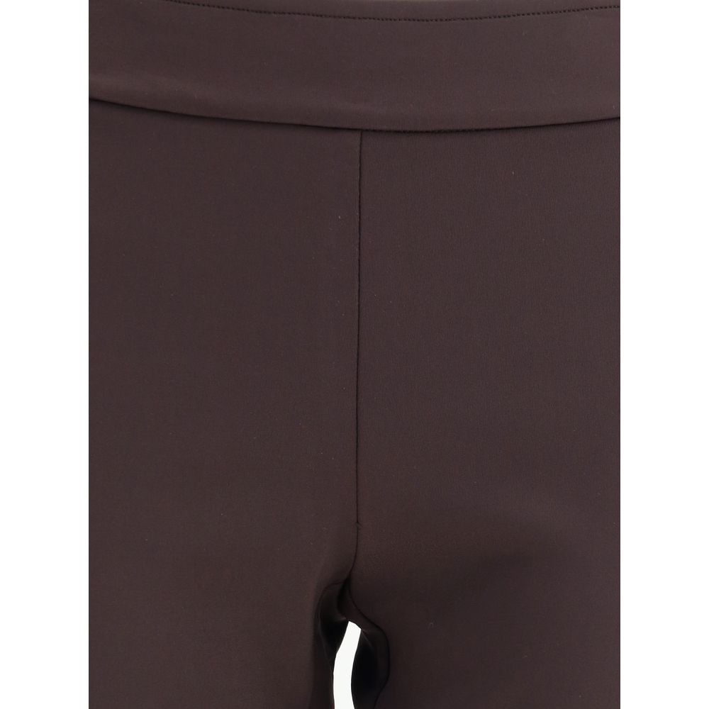 Avenue Montaigne braune lässige Hose aus Polyamid