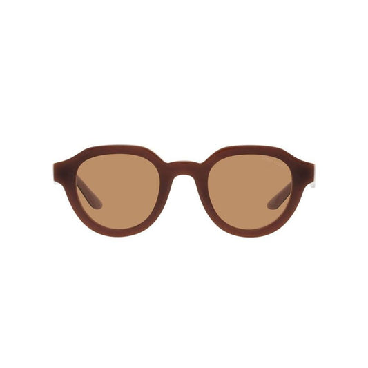 Giorgio Armani Brown Acetate Sunglasses