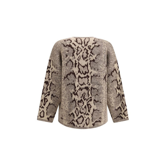 Valentino Animalier Cashmere Cardigan