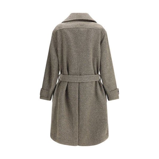 Lemaire Bicolor Wool Coat
