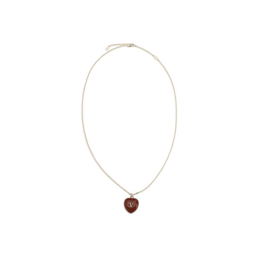 Valentino Garavani Red Metal Necklace
