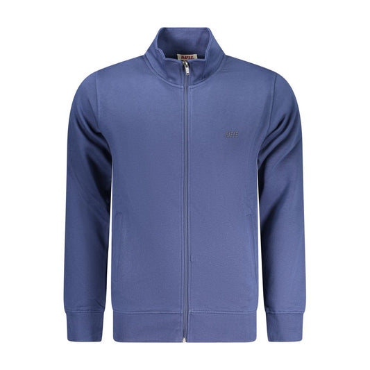 Gewehrblauer Baumwollpullover für Herren