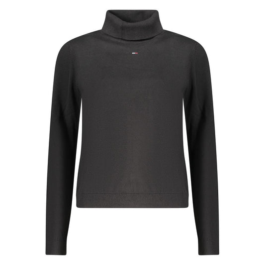 Tommy Hilfiger – Schwarzer Baumwollpullover für Damen