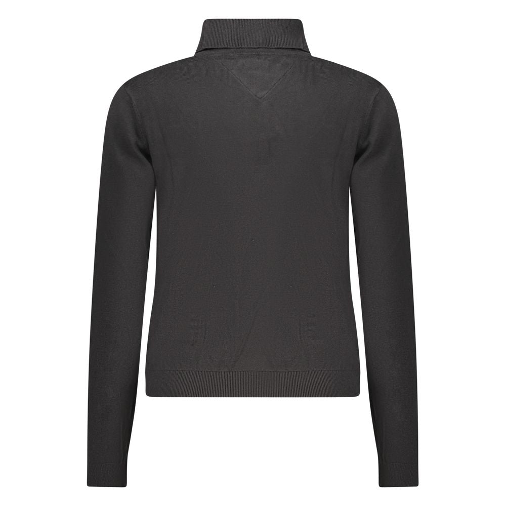 Tommy Hilfiger – Schwarzer Baumwollpullover für Damen
