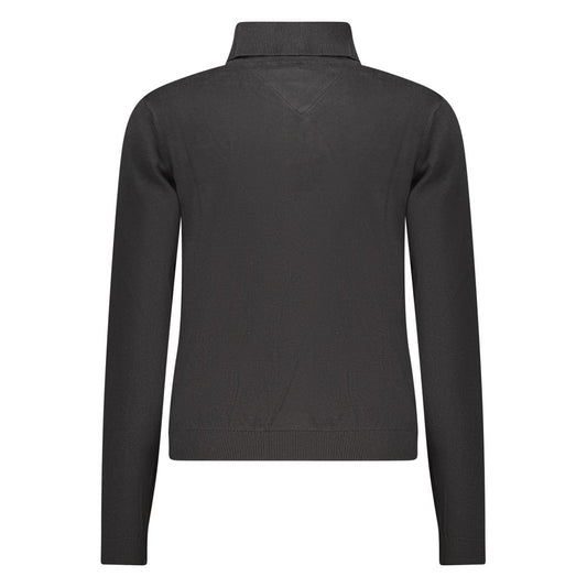 Tommy Hilfiger – Schwarzer Baumwollpullover für Damen