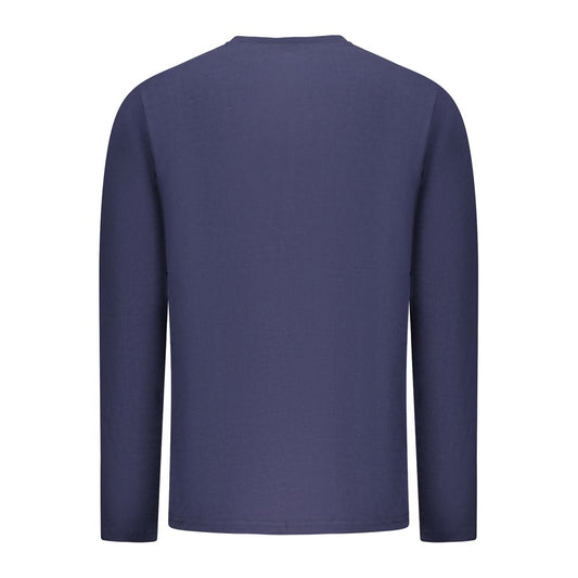 Norwegen 1963 Blaues Baumwoll-T-Shirt für Herren
