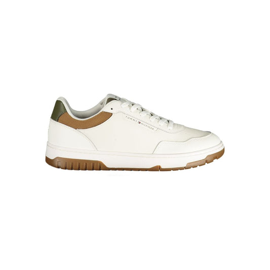Tommy Hilfiger – Weiße Leder-Sneaker für Herren