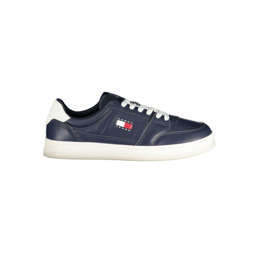 Tommy Hilfiger – Blaue Leder-Sneaker für Herren