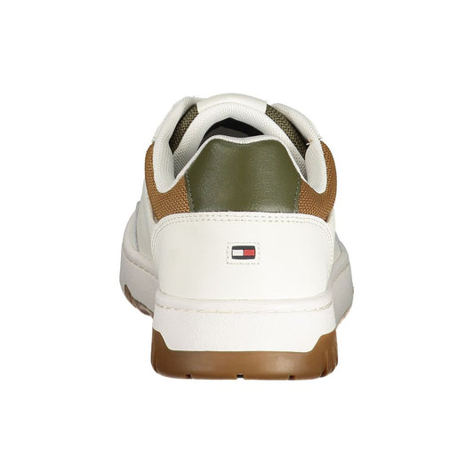 Tommy Hilfiger – Weiße Leder-Sneaker für Herren
