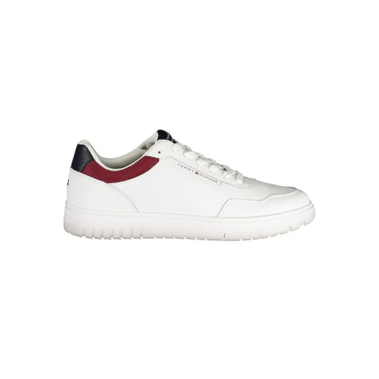 Tommy Hilfiger – Weiße Leder-Sneaker für Herren