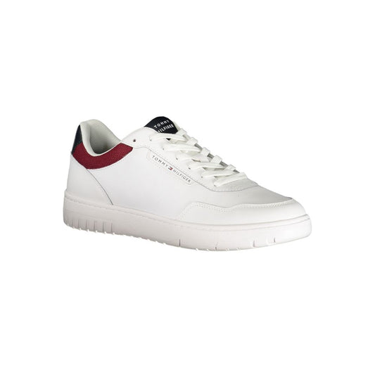 Tommy Hilfiger – Weiße Leder-Sneaker für Herren