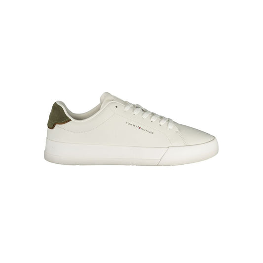 Tommy Hilfiger – Weiße Leder-Sneaker für Herren