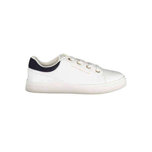 Tommy Hilfiger – Weiße Leder-Sneaker für Damen