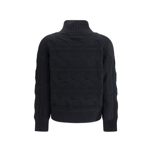 Max Mara Black Wool Sweatshirt