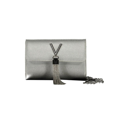 Mario Valentino Graue Polyethylen-Handtasche
