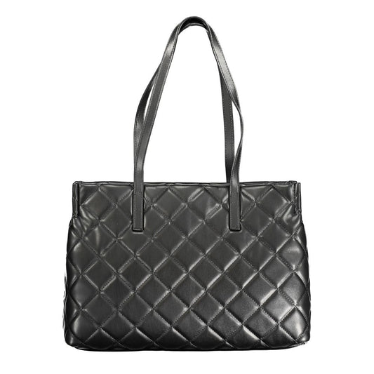 Mario Valentino Schwarze Polyethylen-Handtasche