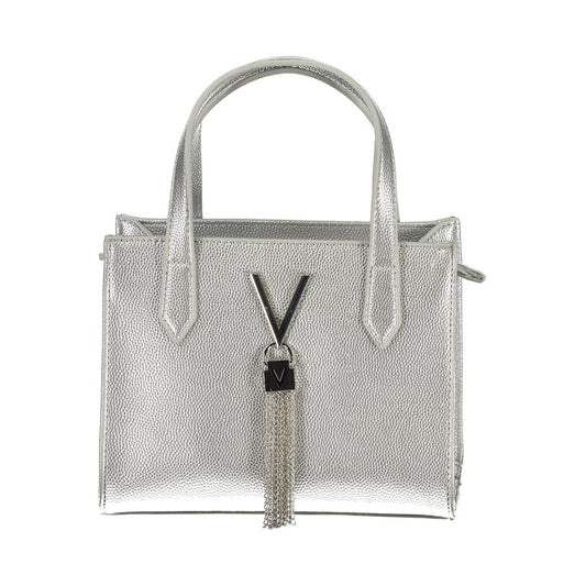 Mario Valentino Graue Polyethylen-Damenhandtasche