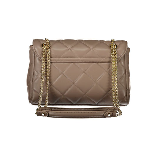 Mario Valentino Braune Polyethylen-Damenhandtasche