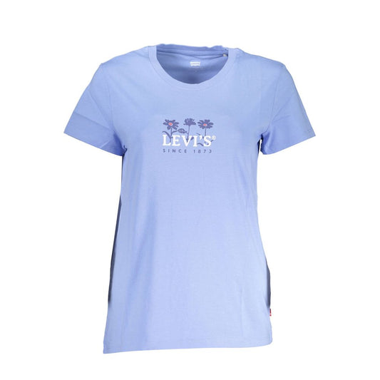 Levi's – Blaues Baumwoll-T-Shirt