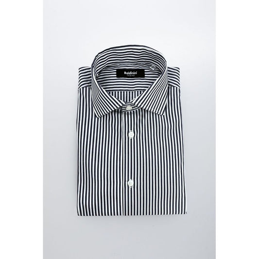 Baldinini Trend Blue Cotton Shirt