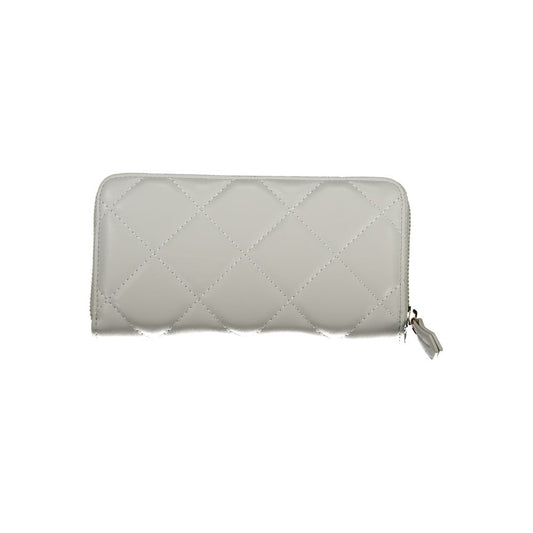 Mario Valentino Grey Polyurethane Women's Wallet