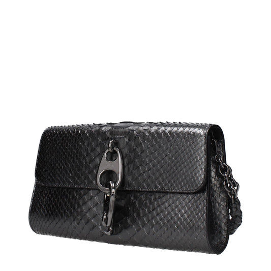 Tom Ford Gray Skin Clutch Bag