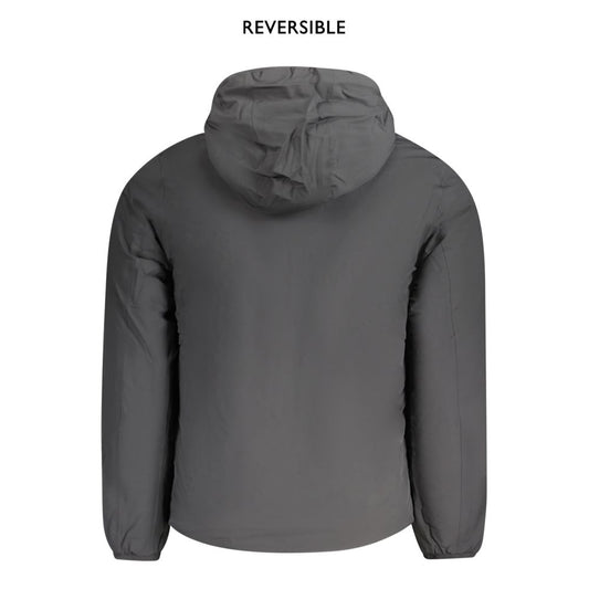 K-WAY Black Nylon Jackets & Coat